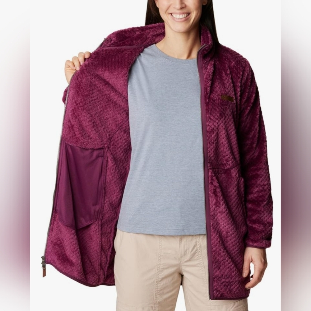 Columbia Women's Fire Side™ Long Full Zip Fleece Jacket Size S NWT MSRP $110 - Picture 2 of 8